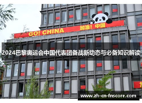 2024巴黎奥运会中国代表团备战新动态与必备知识解读